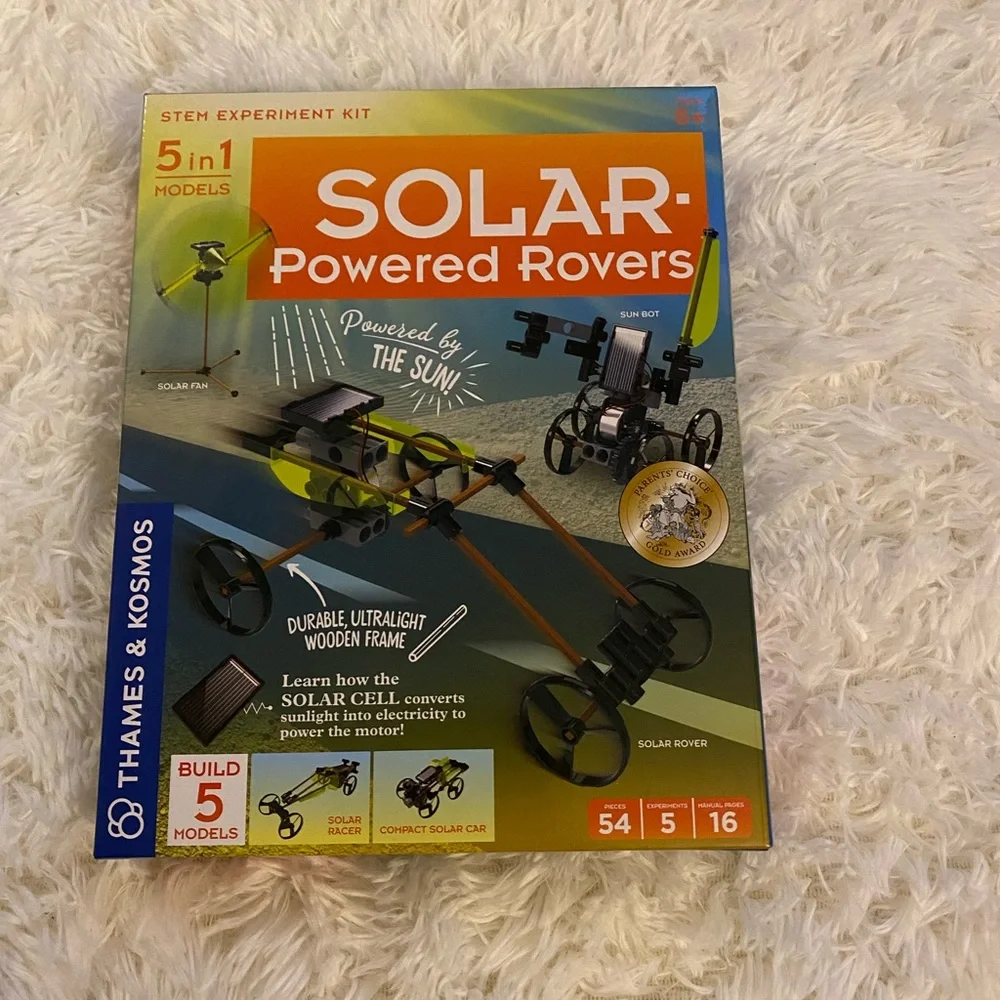 Thames & Kosmos Solar-Powered Rovers Learning Toy STEM Experiment Kit Great Gift
